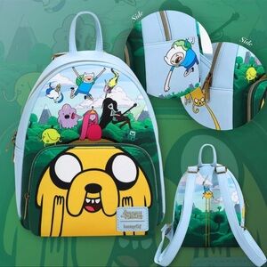 Loungefly Adventure Time Characters Mini Backpack